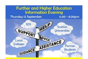 Further and Higher Information Evening Icon