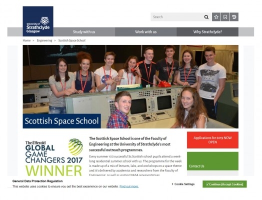 Scottish Space School - last chance to apply Icon
