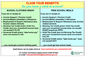 Free School Meal and School Clothing Grant Icon