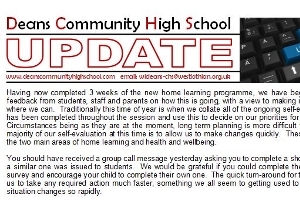 Update 15-5-20 for Parents/Carers & Students Icon