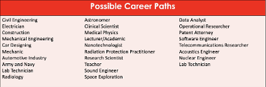 Physics careers